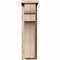 Ekena Millwork Yorktown Rough Sawn Corbel w/Backplate, Douglas Fir, 6"W x 10"D x 22"H COR06X10X22YOR01RDF - alternate 2